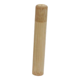 Maxbell Natural Bamboo Toothbrush Tube Hand Made Tooth Brush Holder 16cm for Kids