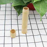 Maxbell Natural Bamboo Toothbrush Tube Hand Made Tooth Brush Holder 16cm for Kids