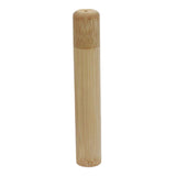 Maxbell Natural Bamboo Toothbrush Tube Hand Made Tooth Brush Holder 16cm for Kids