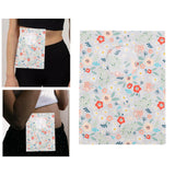 Maxbell Protective Cover Pouch Bag System Colostomy Bags for Colostomy Urostomy flower square