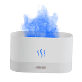 Maxbell Air Humidifier USB with Realistic Flame Auto Shut Off Home Decor  White