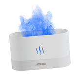 Maxbell Air Humidifier USB with Realistic Flame Auto Shut Off Home Decor  White