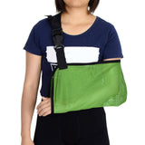 Maxbell Breathable Arm Sling Breathable Sports brace Shoulder Bathroom Child green