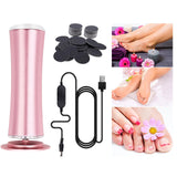 Maxbell Electric Foot Callus Remover Portable Kit Dead Skin Removal Massager Pink