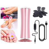 Maxbell Electric Foot Callus Remover Portable Kit Dead Skin Removal Massager Pink