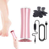 Maxbell Electric Foot Callus Remover Portable Kit Dead Skin Removal Massager Pink