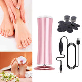 Maxbell Electric Foot Callus Remover Portable Kit Dead Skin Removal Massager Pink
