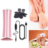 Maxbell Electric Foot Callus Remover Portable Kit Dead Skin Removal Massager Pink