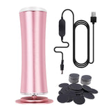 Maxbell Electric Foot Callus Remover Portable Kit Dead Skin Removal Massager Pink