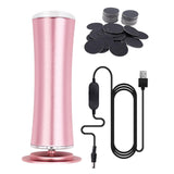 Maxbell Electric Foot Callus Remover Portable Kit Dead Skin Removal Massager Pink