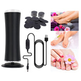 Maxbell Electric Foot Callus Remover Portable Kit Dead Skin Removal Massager Black