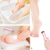 Maxbell Electric Foot Callus Remover Portable Kit Dead Skin Removal Massager Black