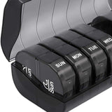 Maxbell 14 Compartment Tablet Organizer Box Portable Tablet Storage Case for Camping
