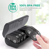 Maxbell 14 Compartment Tablet Organizer Box Portable Tablet Storage Case for Camping