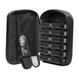 Maxbell Portable Pill Cases with 7 Individual Pill Boxes 21 Grid Sealing Design