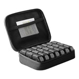 Maxbell Portable Pill Cases with 7 Individual Pill Boxes 21 Grid Sealing Design