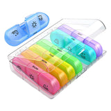 Maxbell Portable Weekly Pill Organizer Reminder