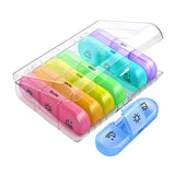 Maxbell Portable Weekly Pill Organizer Reminder