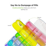 Maxbell Portable Weekly Pill Organizer Reminder