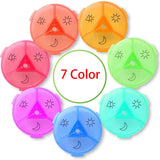 Maxbell Pill Cases with 7 Individual Pill Boxes 21 Grids Sealing Transparent