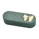 Maxbell 4 Grids Portable Pill Organizers Daily Work Traveling Pill Cases Holder Heavy green