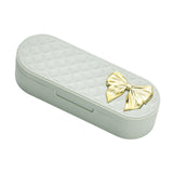 Maxbell 4 Grids Portable Pill Organizers Daily Work Traveling Pill Cases Holder Green