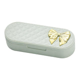 Maxbell 4 Grids Portable Pill Organizers Daily Work Traveling Pill Cases Holder Green