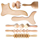 Maxbell Manual Wood Massage Tools Muscle Roller Tool Anti Cellulite B