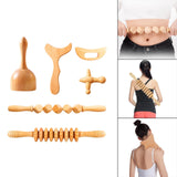 Maxbell Manual Wood Massage Tools Muscle Roller Tool Anti Cellulite C