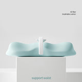 Maxbell 4D Support Pillow Cushion Improve Waist Cushion   Blue