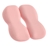 Maxbell Back Seat Support Cushion Pillow Hip Waist Soft for Chairs Office Stools Pink