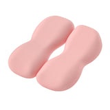 Maxbell Back Seat Support Cushion Pillow Hip Waist Soft for Chairs Office Stools Pink