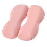 Maxbell Back Seat Support Cushion Pillow Hip Waist Soft for Chairs Office Stools Pink