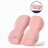 Maxbell Back Seat Support Cushion Pillow Hip Waist Soft for Chairs Office Stools Pink