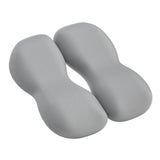 Maxbell Back Seat Support Cushion Pillow Hip Waist Soft for Chairs Office Stools Grey