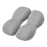 Maxbell Back Seat Support Cushion Pillow Hip Waist Soft for Chairs Office Stools Grey