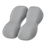 Maxbell Back Seat Support Cushion Pillow Hip Waist Soft for Chairs Office Stools Grey