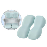 Maxbell Back Seat Support Cushion Pillow Hip Waist Soft for Chairs Office Stools Blue