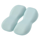 Maxbell Back Seat Support Cushion Pillow Hip Waist Soft for Chairs Office Stools Blue