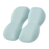 Maxbell Back Seat Support Cushion Pillow Hip Waist Soft for Chairs Office Stools Blue