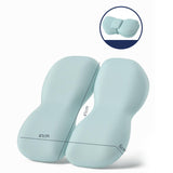 Maxbell Back Seat Support Cushion Pillow Hip Waist Soft for Chairs Office Stools Blue