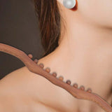 Maxbell Wood Massage Stick 10 Beads Rolling Pin Massager for Body Leg Shoulder Waist