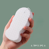 Maxbell Dead Skin Remover Showering Sponge Reusable Exfoliating Bath Sponge White