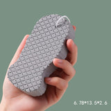 Maxbell Dead Skin Remover Showering Sponge Reusable Exfoliating Bath Sponge Gray