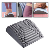Maxbell Back Stretcher Massager Massage For Beds Chair Car Waist Support Spine Gray