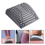 Maxbell Back Stretcher Massager Massage For Beds Chair Car Waist Support Spine Gray
