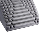 Maxbell Back Stretcher Massager Massage For Beds Chair Car Waist Support Spine Gray