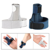 Maxbell Professional Adjustable Trigger Finger Splint for Left and Right Hand Gray