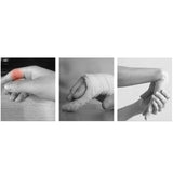 Maxbell Professional Adjustable Trigger Finger Splint for Left and Right Hand Gray