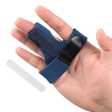 Maxbell Professional Adjustable Trigger Finger Splint for Left and Right Hand Blue